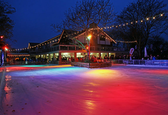 Eisbahn auf der Laubenheimer Höhe