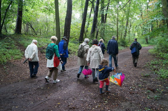 Spaziergänger im Lennebergwald