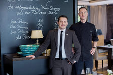 Restaurantleiter Oliver Habig und Küchenchef à carte Dennis Giessmann