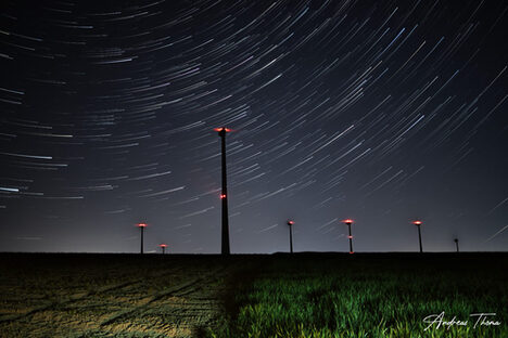 1. Platz: Fotoreihe Windpark Mainz