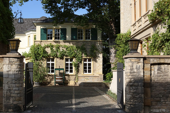 Die wunderschöne Jugendstil-Villa samt Park, Weinberg und Nebengebäude wurde 1883 erbaut.