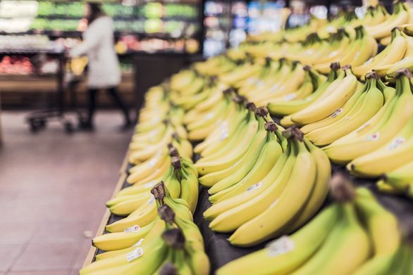 Bananen im Supermarkt